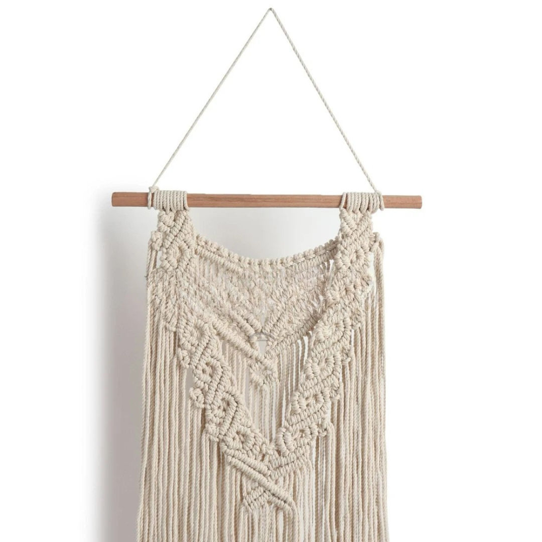 Macrame wall hanging made of cotton cord custom design